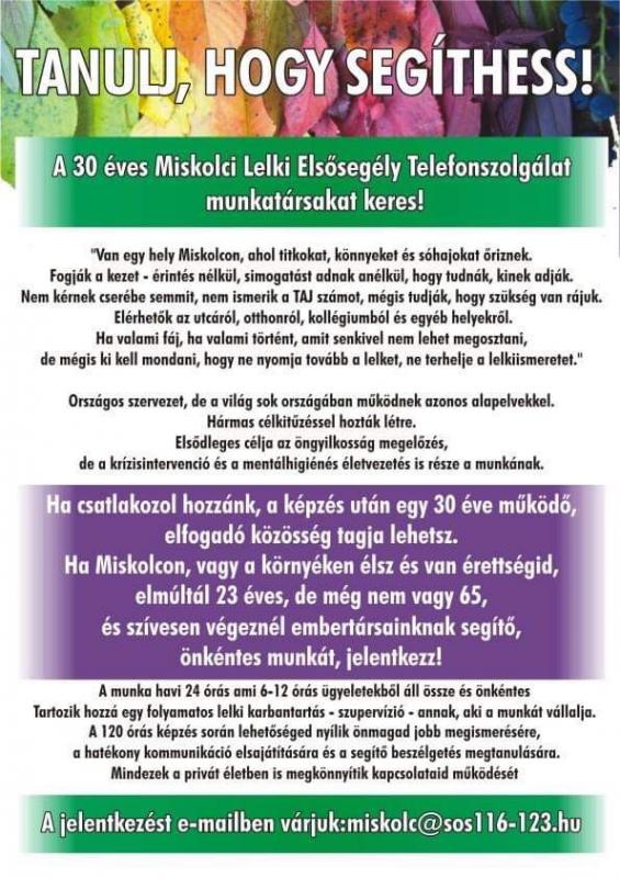 Tanulj, hogy segíthess!